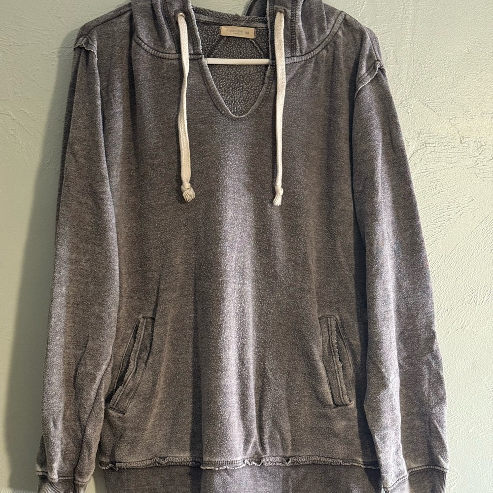 OCEAN DRIVE | Acid Wash Grey Hoodie